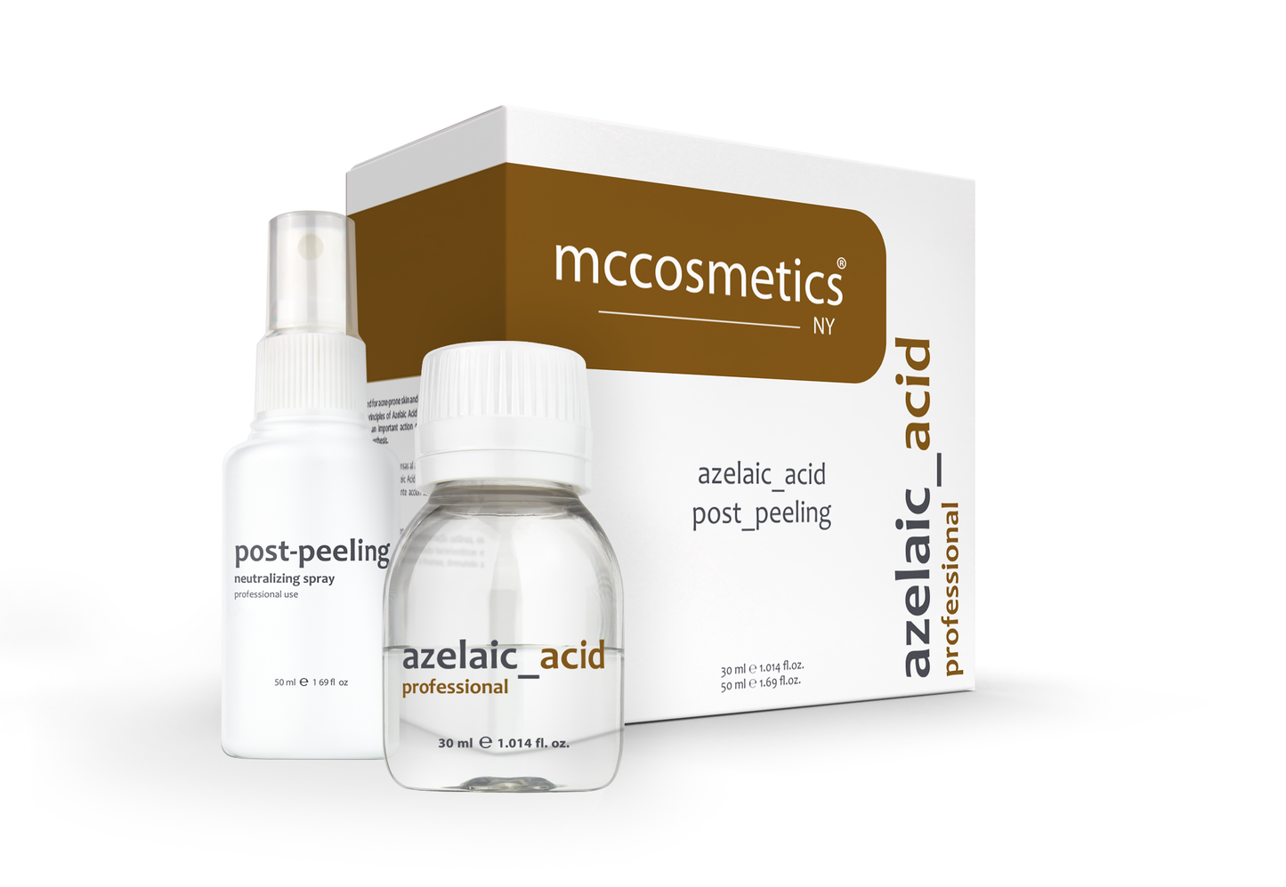 MCCosmetics NY | Azelaic Acid Pack (with Post Peeling Neutralizing Spray) | 30ml - 50ml