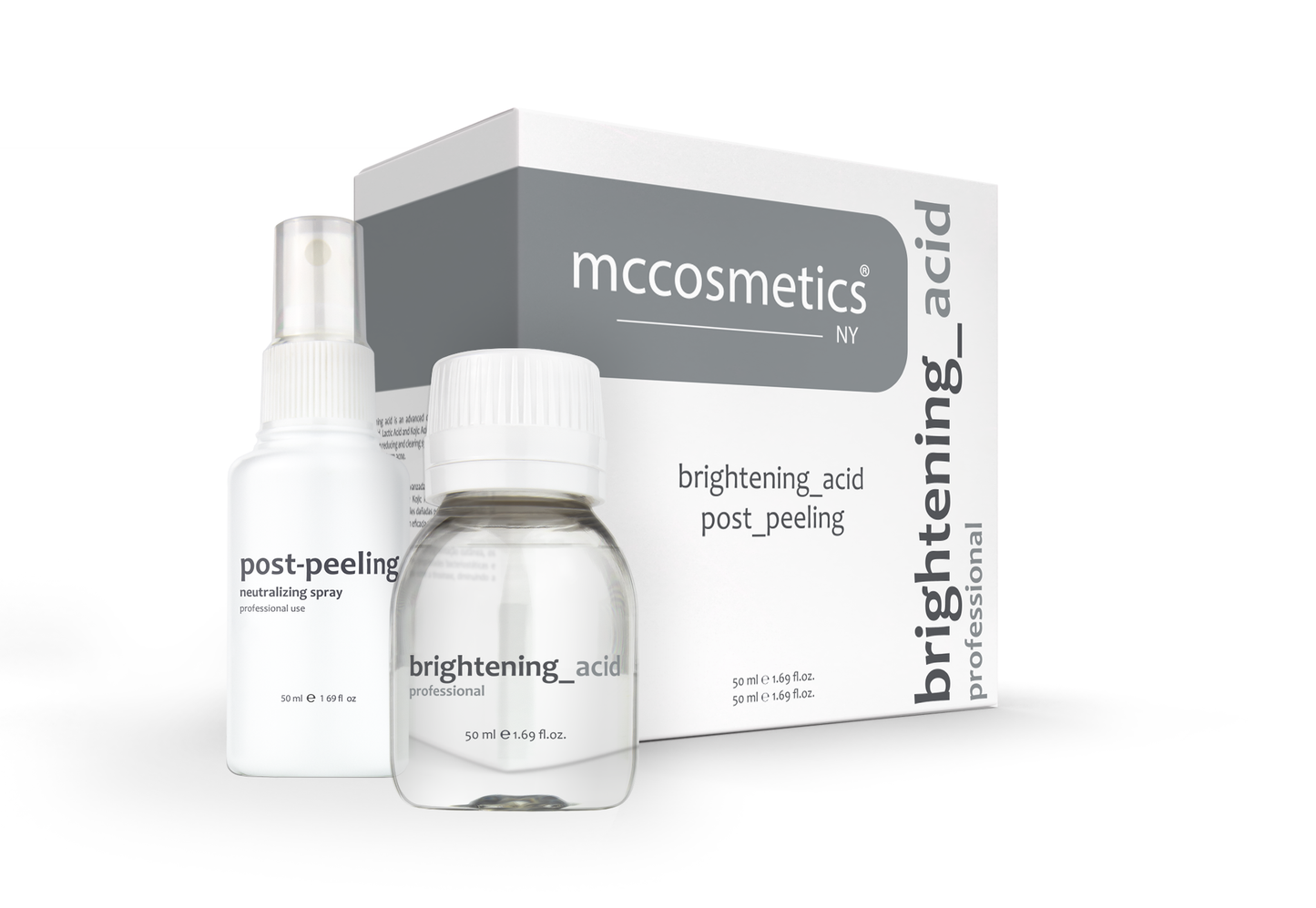 MCCosmetics NY | Brightening Acid Pack (with Post Peeling Neutralizing Spray) | 30ml - 50ml