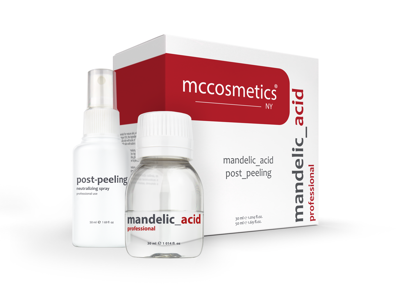 MCCosmetics NY | Mandelic Acid Pack (with Post Peeling Neutralizing Spray) | 30ml - 50ml
