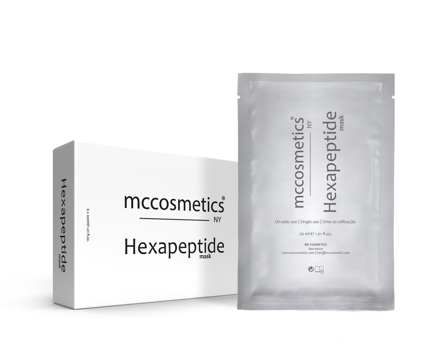 MCCosmetics NY | Hexapeptide Mask | 12x30ml Masks